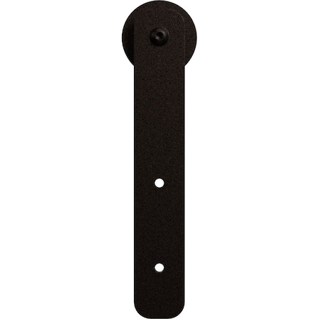 Ekena Millwork Economy Straight Strap Silent Roller Hanger w/ Bolts for Barn Door for 1 3/8" to 1 3/4" Doors GB6008RAB